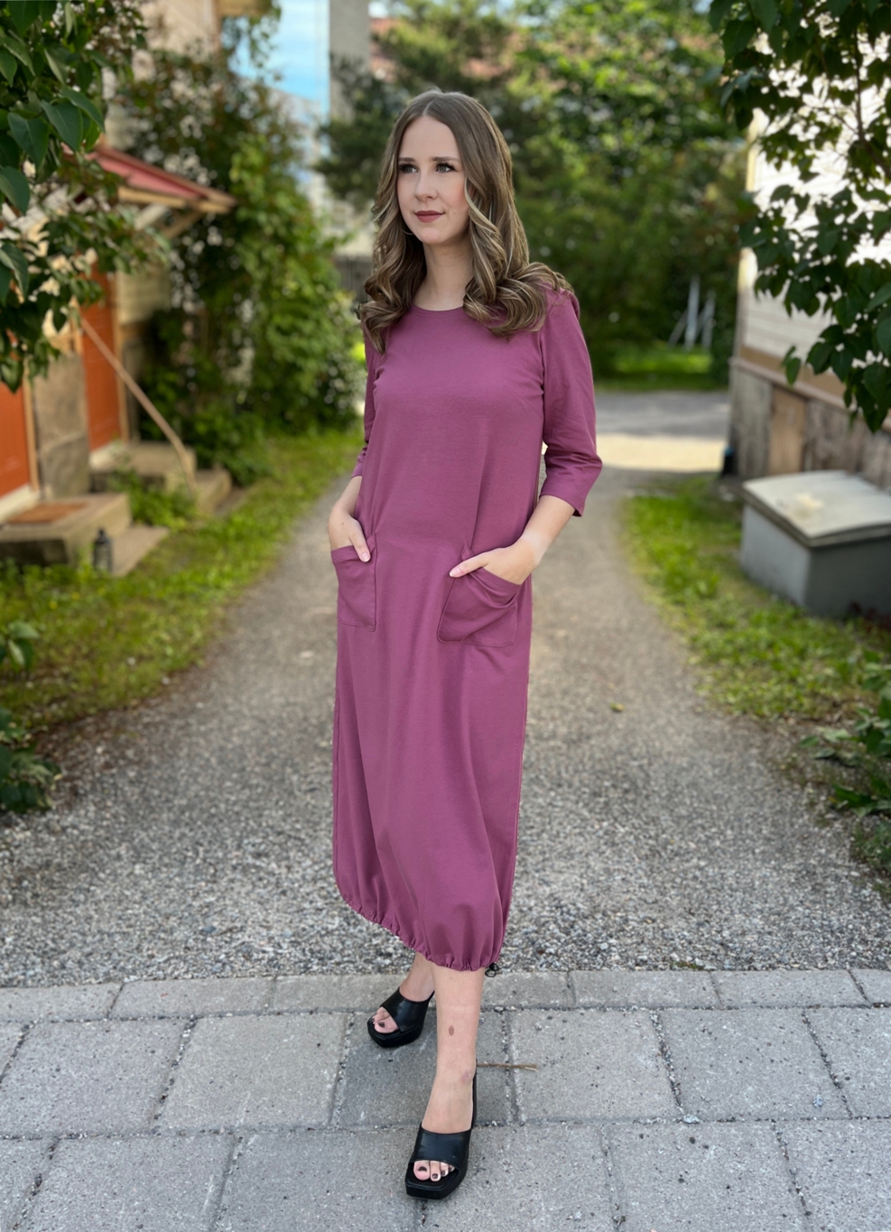 UUTUUS! Frida Maxi -mekko, syreeni - Image 4